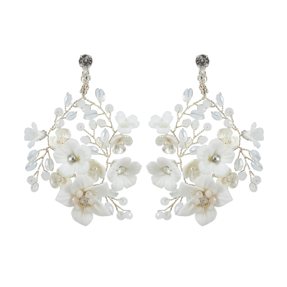 Modern bridal earrings