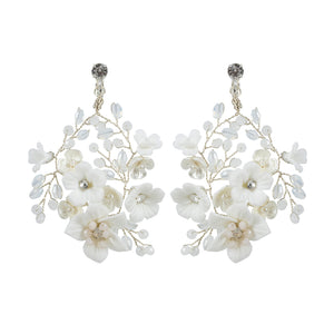 Modern bridal earrings
