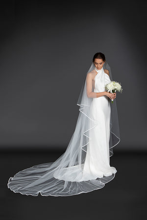 Ribbon Edge Veil