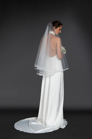 Ribbon Edge Veil