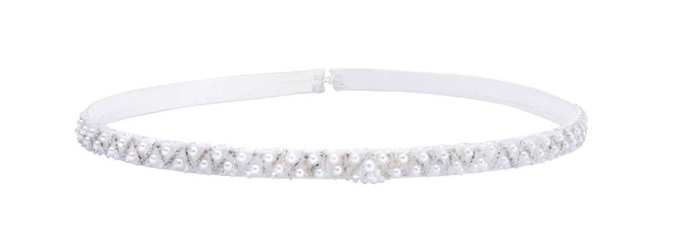 The Pearl and Silver Beaded Belt