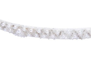 The Pearl and Silver Beaded Belt